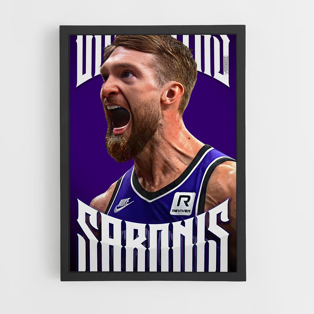 Poster Sacramento King – affiche Basketball (vue 2)